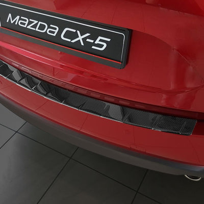Carbon Ladekantenschutzleiste für MAZDA  CX-5 II 2017-2021, FL 2021-> Schwarz Carbon