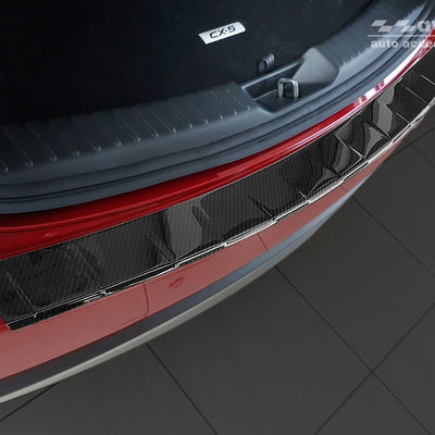 Carbon Ladekantenschutzleiste für MAZDA  CX-5 II 2017-2021, FL 2021-> Schwarz Carbon
