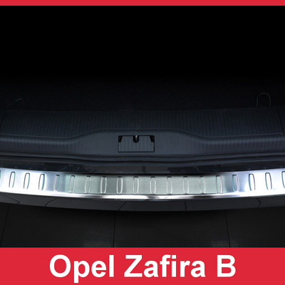 Ladekantenschutz für Opel Zafira B Silber Matt