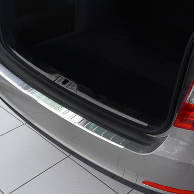 Ladekantenschutz für Skoda Superb II Kombi FL Silber Matt