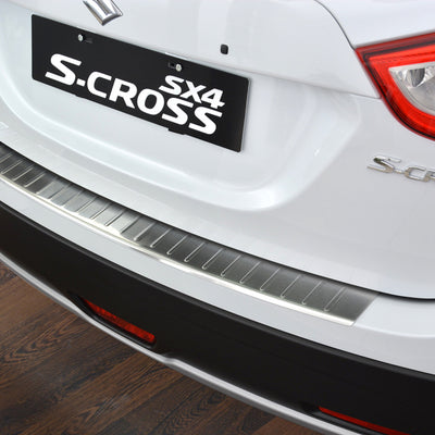 Ladekantenschutz für Suzuki SX4 S-Cross Silber Matt