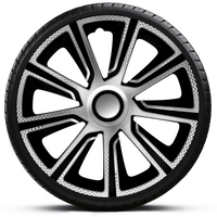 Radzierblenden Veron Carbon Silver Black